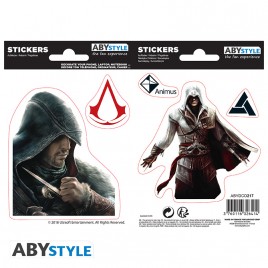 ASSASSIN'S CREED - Stickers - 16x11cm/ 2 sheets - Ezio/Altaïr X5