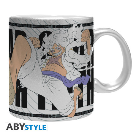 ONE PIECE - Mug - 320 ml - Luffy Gear 5th - subli silver x2