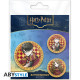 HARRY POTTER - Pack de Badges - Harry, Hermione & Ron X4