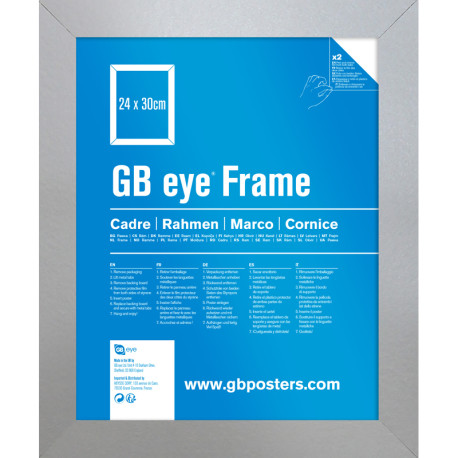 GBEYE - MDF Silver Frame - 24 x 30cm - X2
