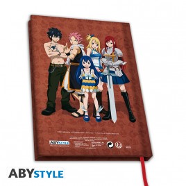 FAIRY TAIL - Cahier A5 "Embl&egrave;me" X4