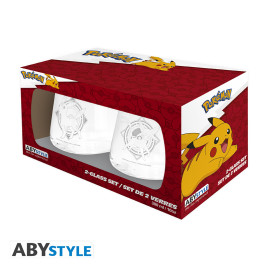 POKEMON - 2 Glass Set - Espeon & Umbreon EUROPE x2