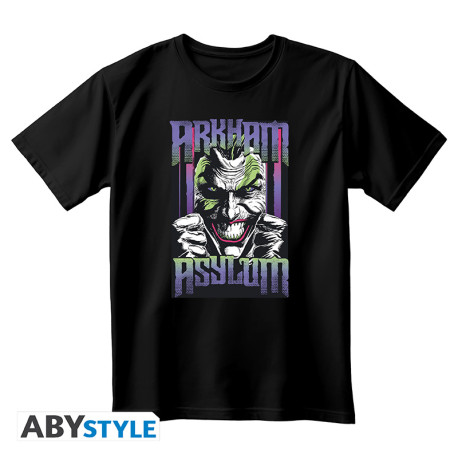 DC COMICS - Tshirt noir unisexe - Joker