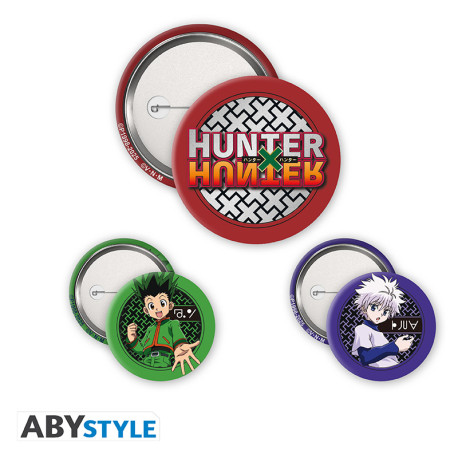 HUNTER X HUNTER - Badge Pack - Gon & Killua X4